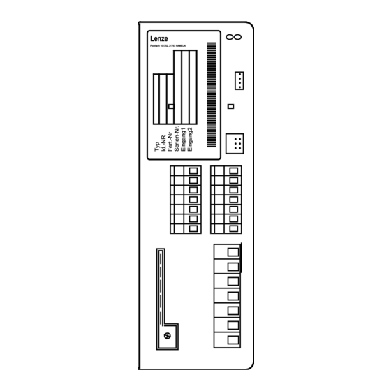 Lenze 8200 series Operating Instructions Manual