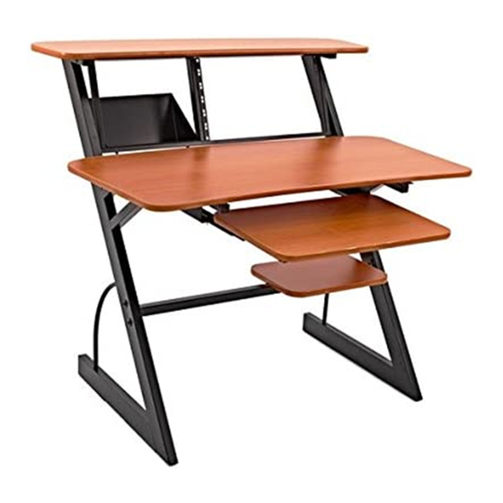Gear4music 4 Tier Home Studio Desk Assembly Manual