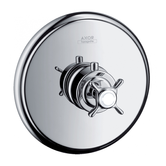 Hans Grohe AXOR Montreux 16810 Series Instructions For Use/Assembly Instructions