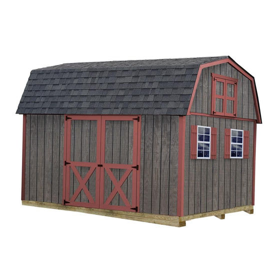 Best Barns the Meadowbrook-R 12' x 10' Assembly Book