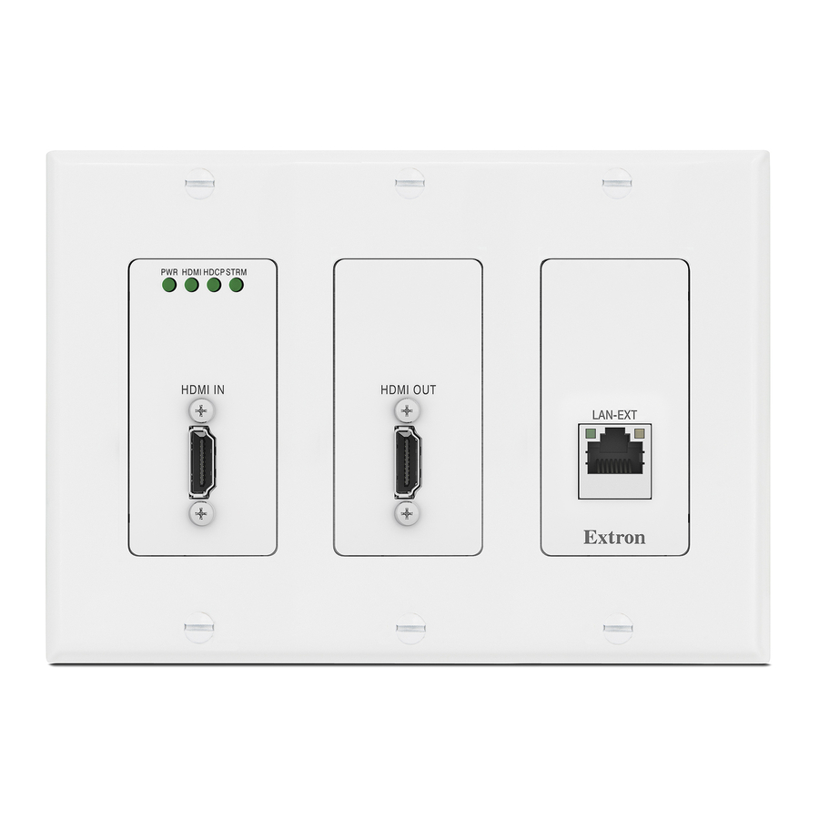 Extron electronics NAV 10E 401 D Setup Manual