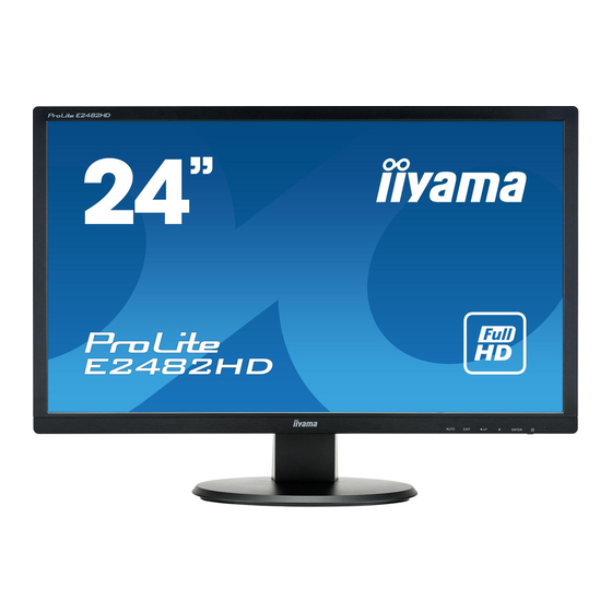 Iiyama ProLite B2482HD-B1 User Manual