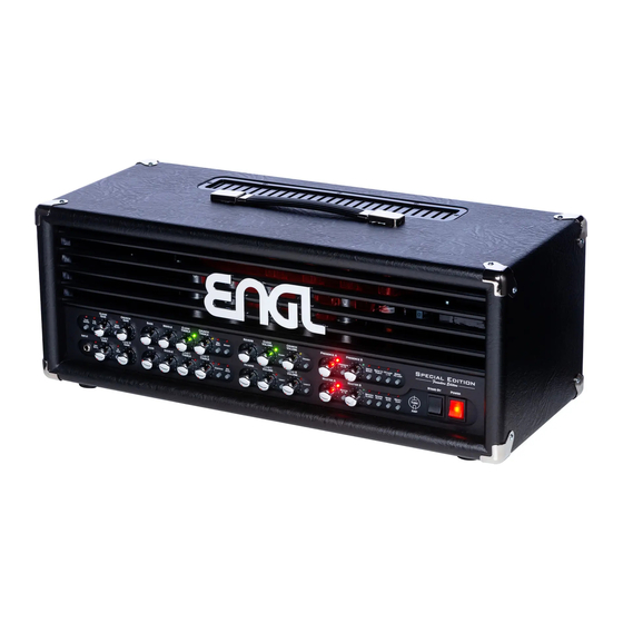 Engl E670FE Special Edition Operator's Manual