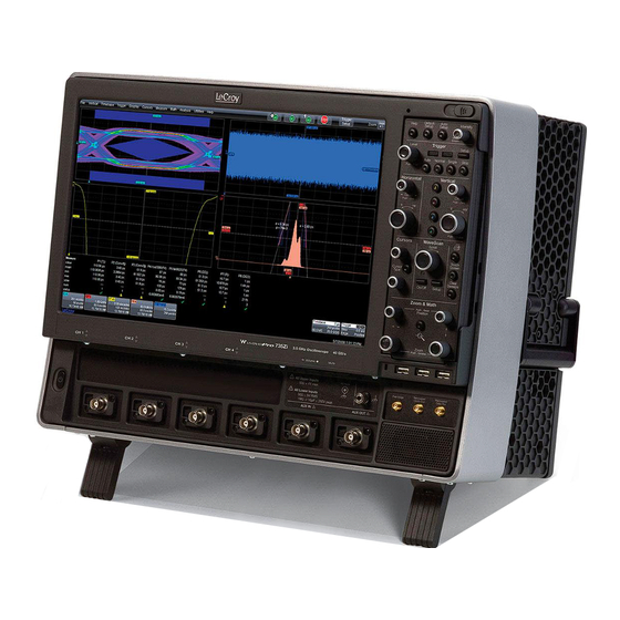 LeCroy WavePro 7 Zi Getting Started Manual