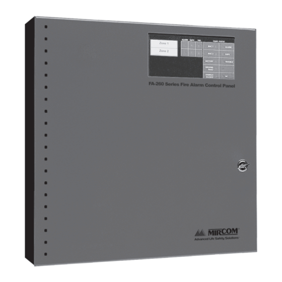 Mircom FA-262 Installation And Operator's Manual