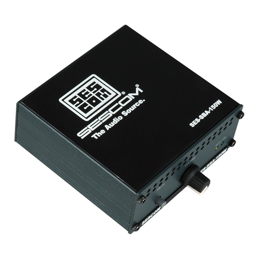 sescom SES-SBA-150W User Manual