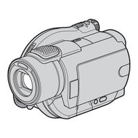 Sony HANDYCAM DCR-DVD405 Operating Manual