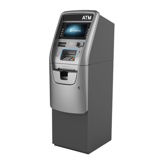 Nautilus Hyosung Ocean ATM NH2600SE Quick Reference Manual