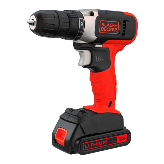 Black+Decker BCD001 Original Instructions Manual