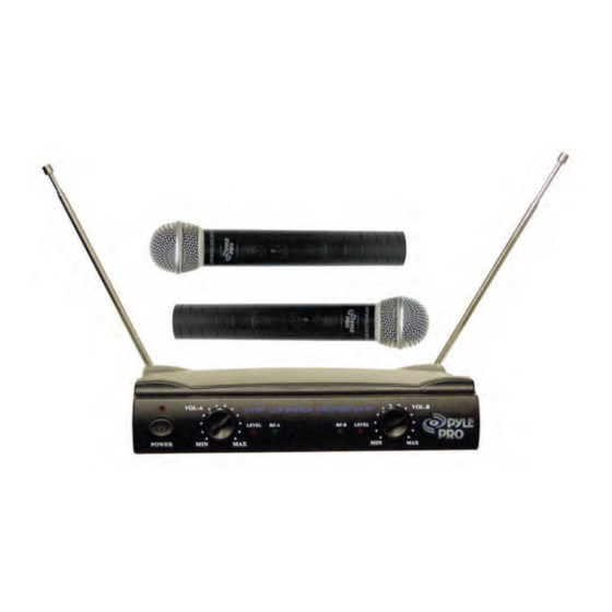 Pyle Pro PDWM2500 User Manual