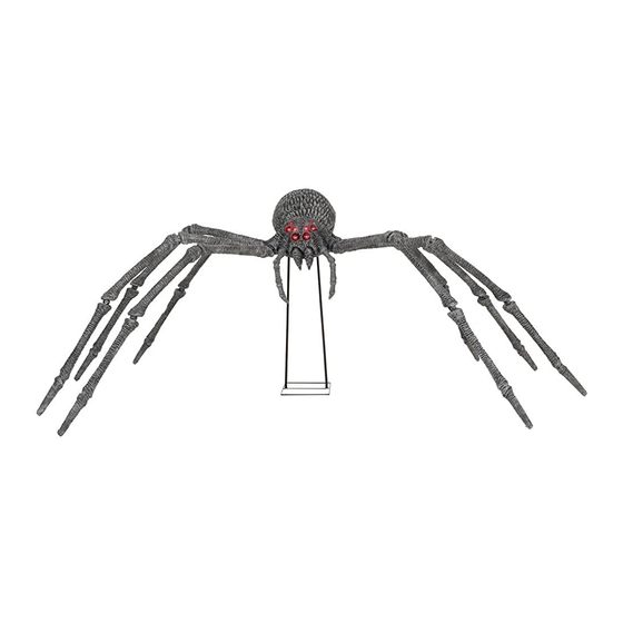 Home Accents Holiday Gargantuan Spider Easy Assembly And Operation Instructions