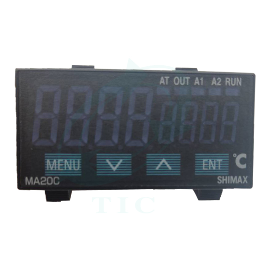Shimax MA20C Instruction Manual