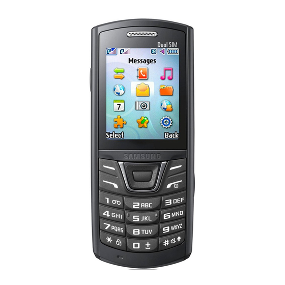 Samsung GT-E2152 User Manual