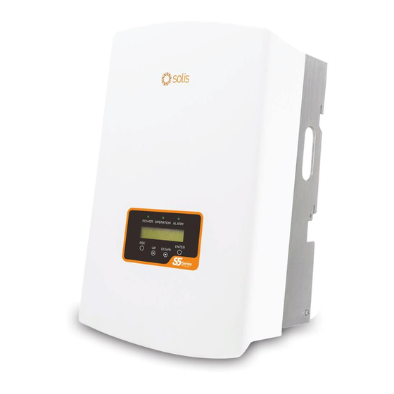 SOLIS S5 Series Installation And Operation Manual