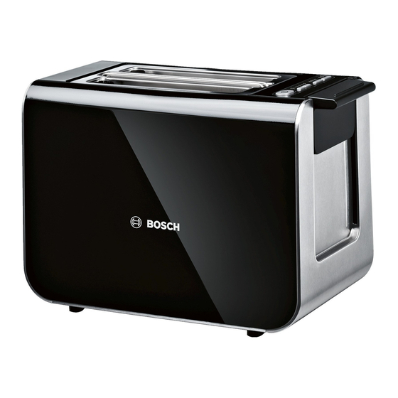 Bosch Styline TAT861 Series Information For Use