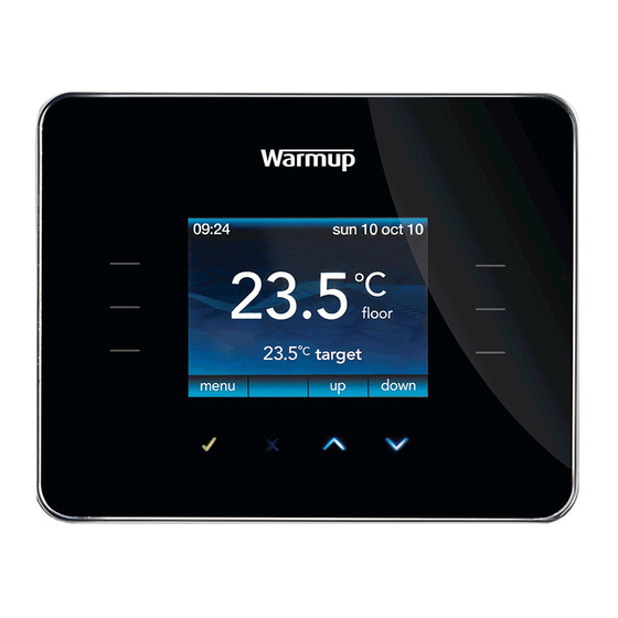Warmup WU-3IE-PB Installation Manual