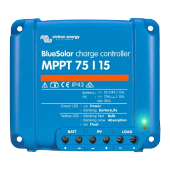 Victron energy BlueSolar MPPT 75/10 Manual