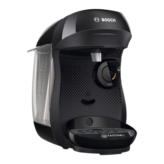 Bosch TASSIMO happy friendly TAS107e Information For Use