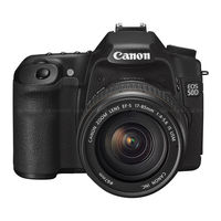 Canon EOS 50D Instruction Manual