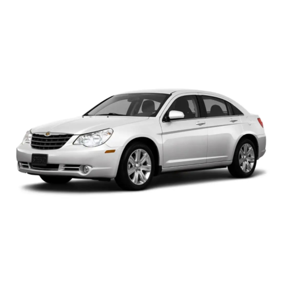 Chrysler Sebring 2010 Owner's Manual