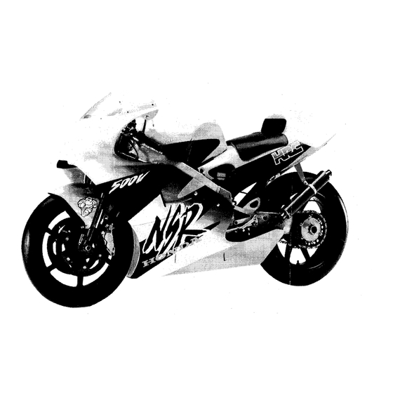 HRC 2000-NSR500V Owner's Manual