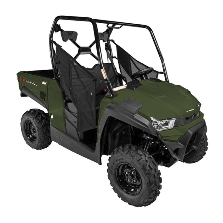 KYMCO UXV 450i Owner's Manual