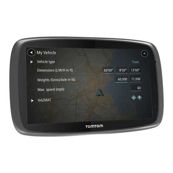 TomTom TRUCKER Reference Manual