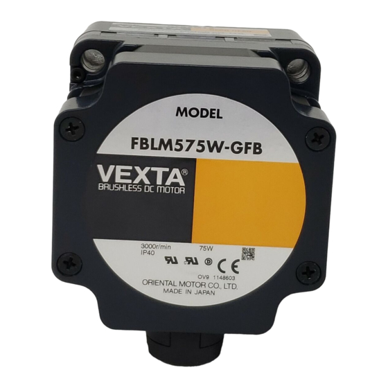 Vexta FBL II Series Operating Manual