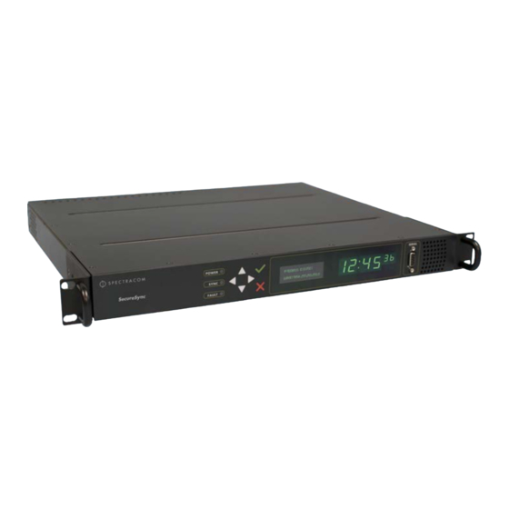 Spectracom SecureSync User Reference Manual
