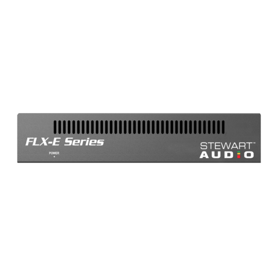 Stewart Audio FLX-E Series Operation Manual