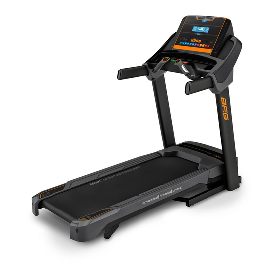 Afg treadmill manual sale