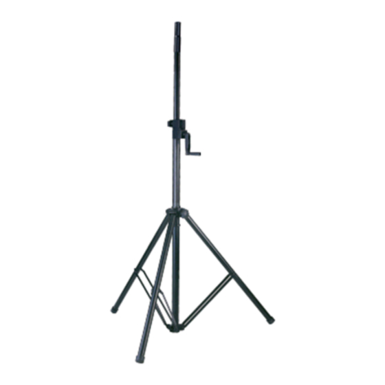 Innox IVA Wind Basic Wind-Up Stand Manuals