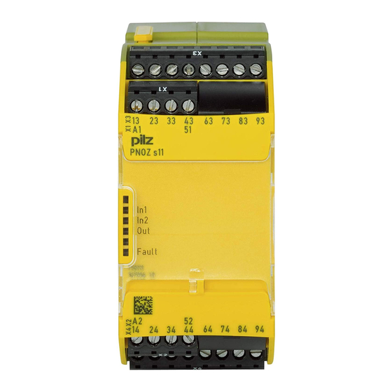 Pilz PNOZ s11 Operating Manual
