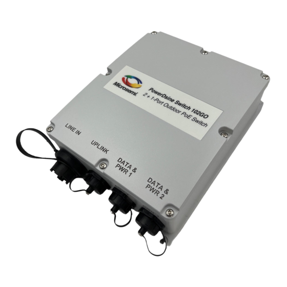 Microsemi Outdoor Power View Pro Manuals