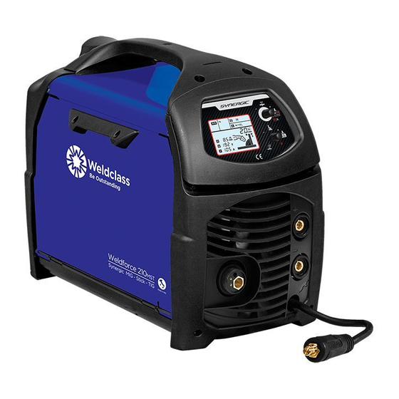 Weldclass Weldforce 250MST Operating Instructions Manual