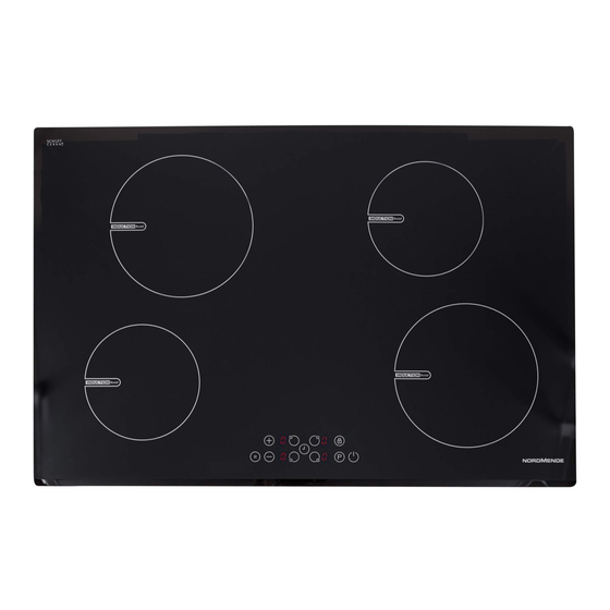 User Manuals: Nordmende HCI79FL Induction Hob