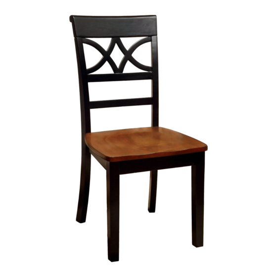 Furniture of America CM3552BC-SC-2PK Assembly Instructions Manual