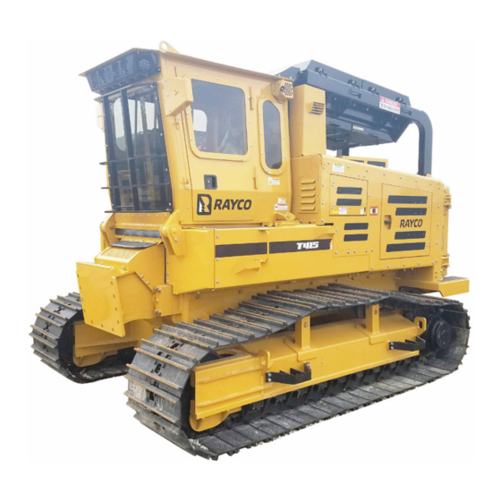 Rayco T415 Operation, Service And Maintenance Instructions