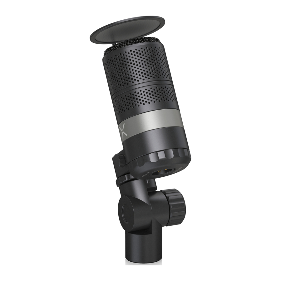 TC Helicon GoXLR MIC, GoXLR MIC-WH - Dynamic Broadcast Microphone Manual