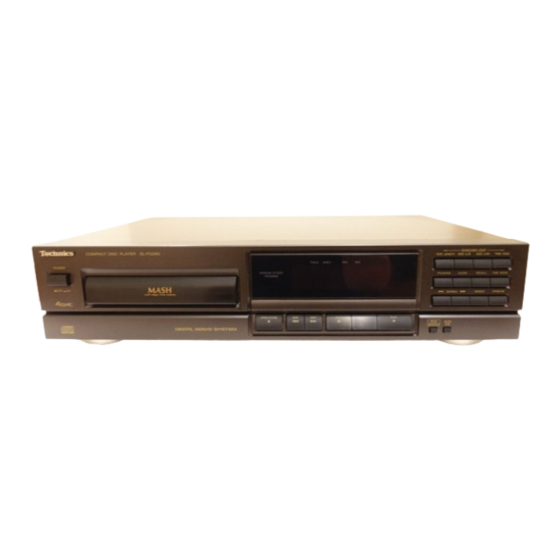 Technics SL-PG340 Operating Instructions Manual