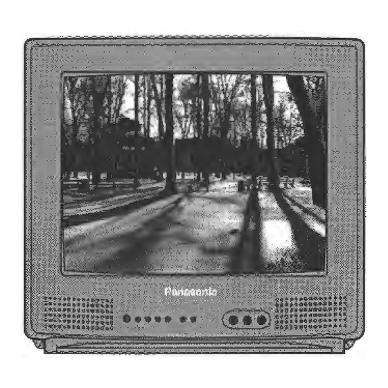 Panasonic CT-20G12 Operating Instructions Manual