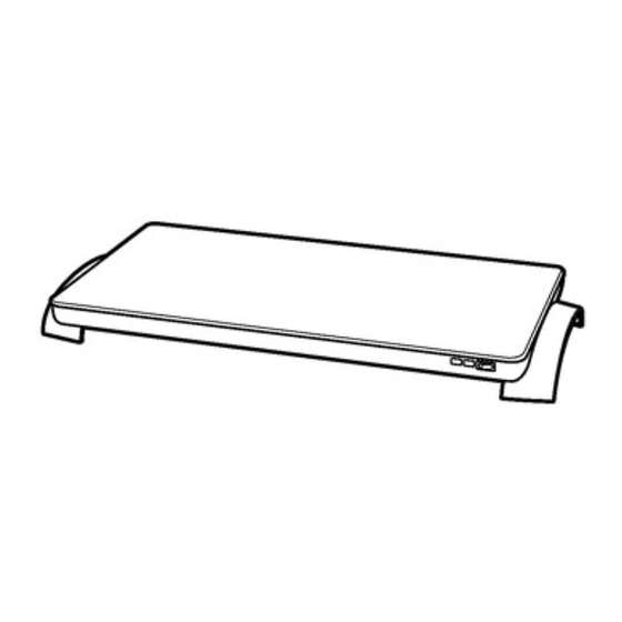 User Manuals: GE 169042 Cordless Warming Tray