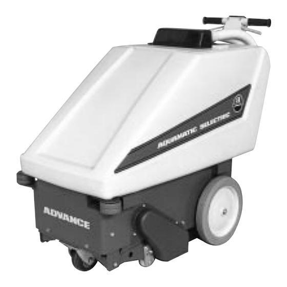 Nilfisk-Advance 56263501 Aquamatic Selectric Operator's Manual
