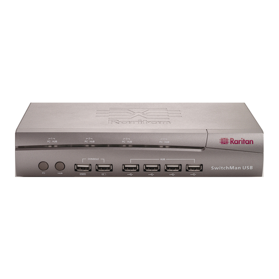 Raritan SW2-USB Quick Installation And Setup Manual