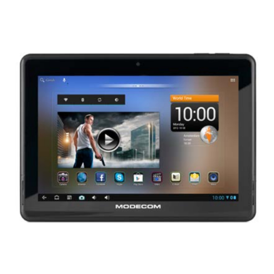Modecom FREETAB 1002 IPS X2 Quick Start Manual