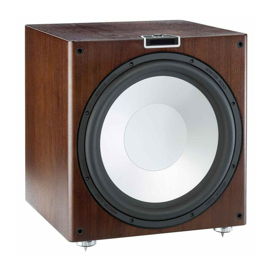 Monitor Audio GOLD W15 Owner's Manual