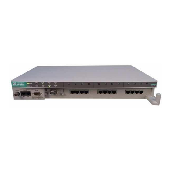HP J3128A AdvanceStack 10Base-T Hub-8E Manuals