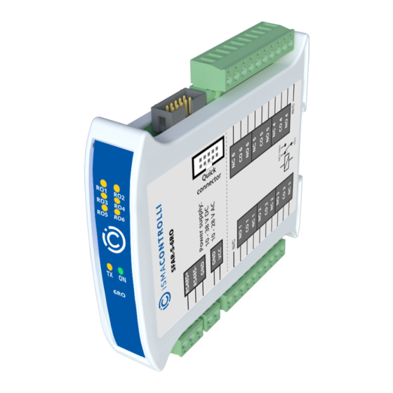 User Manuals: iSMA SfAR-S-6RO Relay Expansion Module