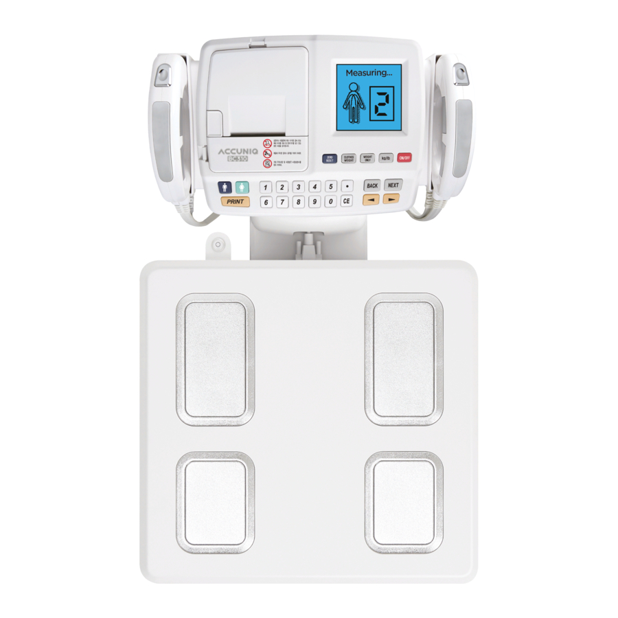 SELVAS Healthcare Accuniq BC310 User Manual