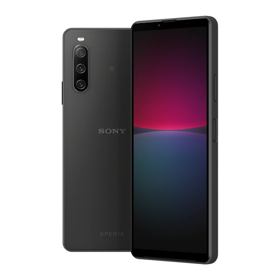 Sony XPERIA 10 IV Quick Start Manual